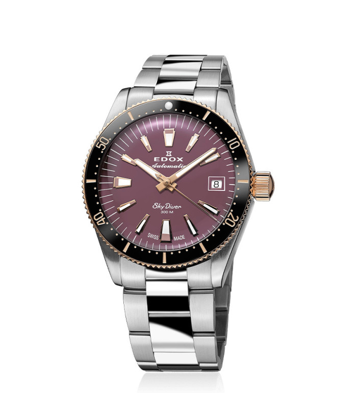 Edox Skydiver Date Auto 80131 357RNRM VIO