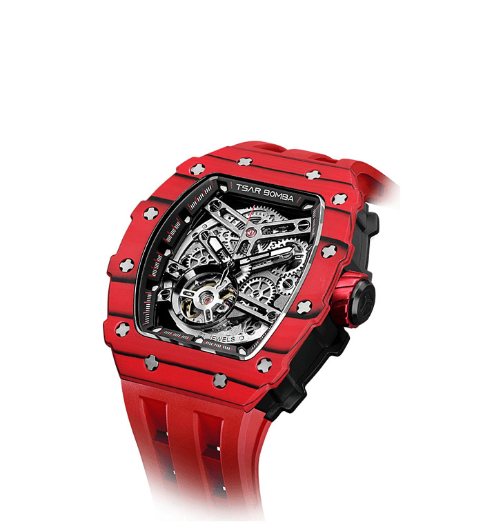 TSAR BOMBA T-Elemental Carbon Fiber Bull Red TB8208CF-07