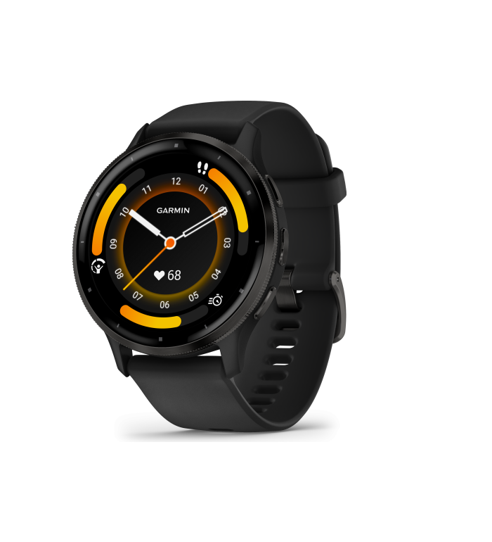 ЧАСОВНИК GARMIN VENU 3 SLATE BEZEL BLACK 45MM 010-02784-01