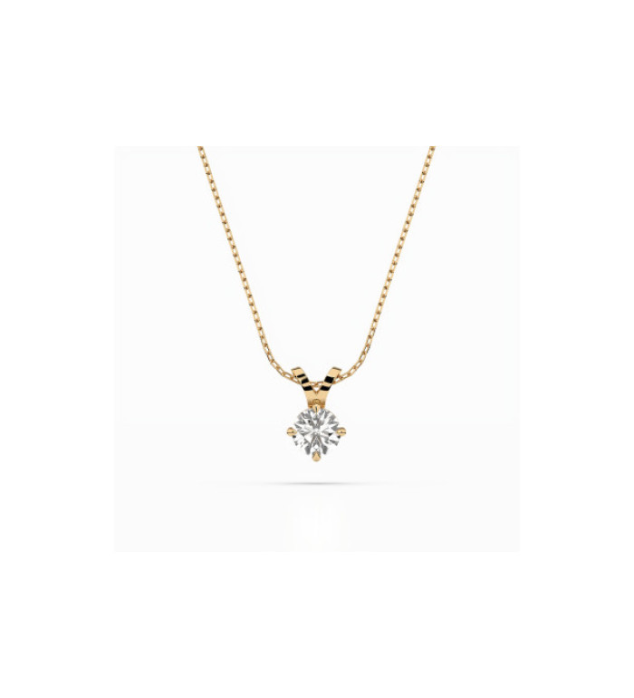 CARA Златно колие с диамант 0,40 ct GIA сертификат K104-10037W