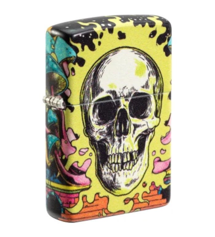 Запалка Zippo - Glow In The Dark Skull Design