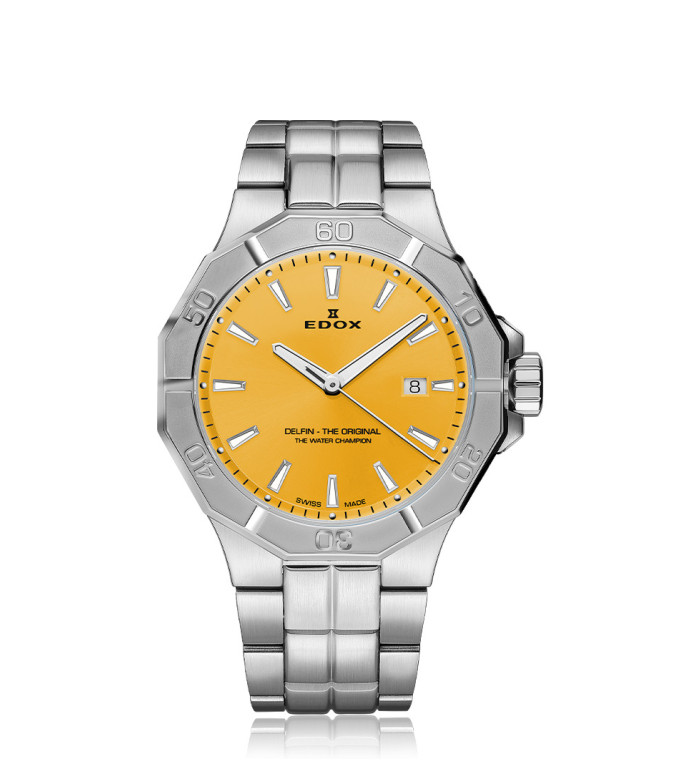 ЧАСОВНИК EDOX DELFIN DATE QUARTZ 43MM 53021 3M JIN