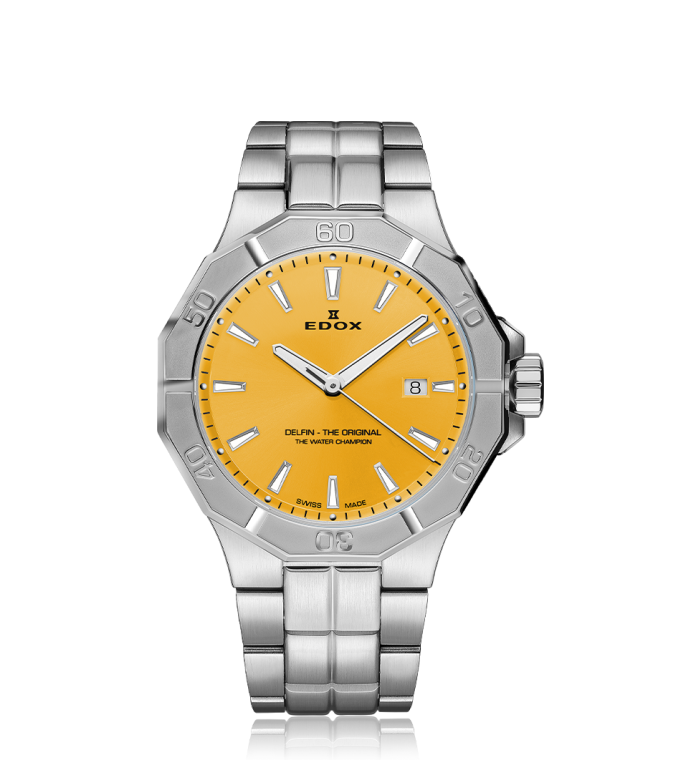 ЧАСОВНИК EDOX DELFIN DATE QUARTZ 43MM 53021 3M JIN