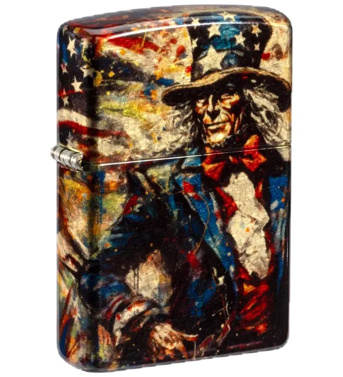 Запалка Zippo - Uncle Sam Fusion Design