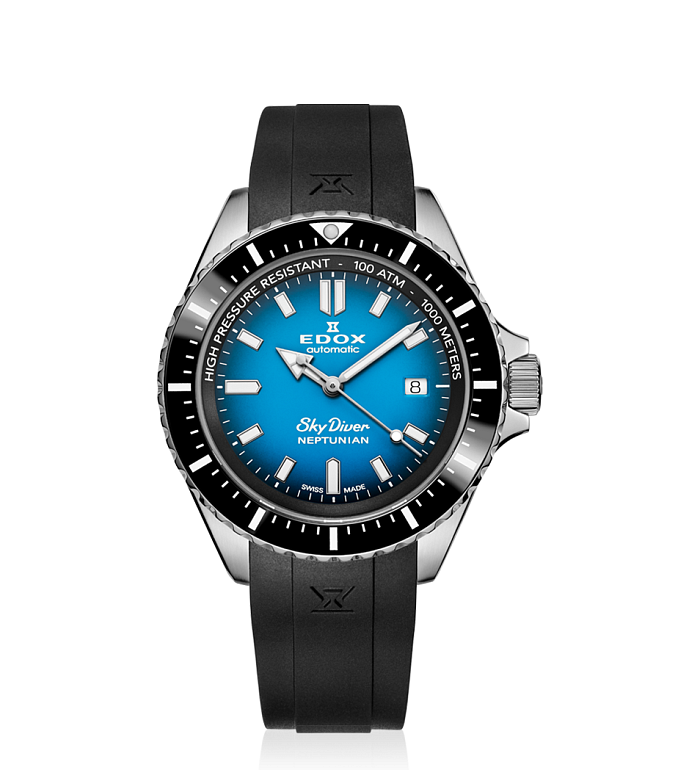 EDOX SKYDIVER NEPTUNIAN EDITION AUTOMATIC 44MM MEN'S  80120 3NCA BUIDN