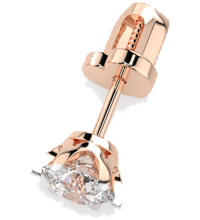 CARA Златни обеци с диаманти 1.40 ct GIA сертификат K102-10040R
