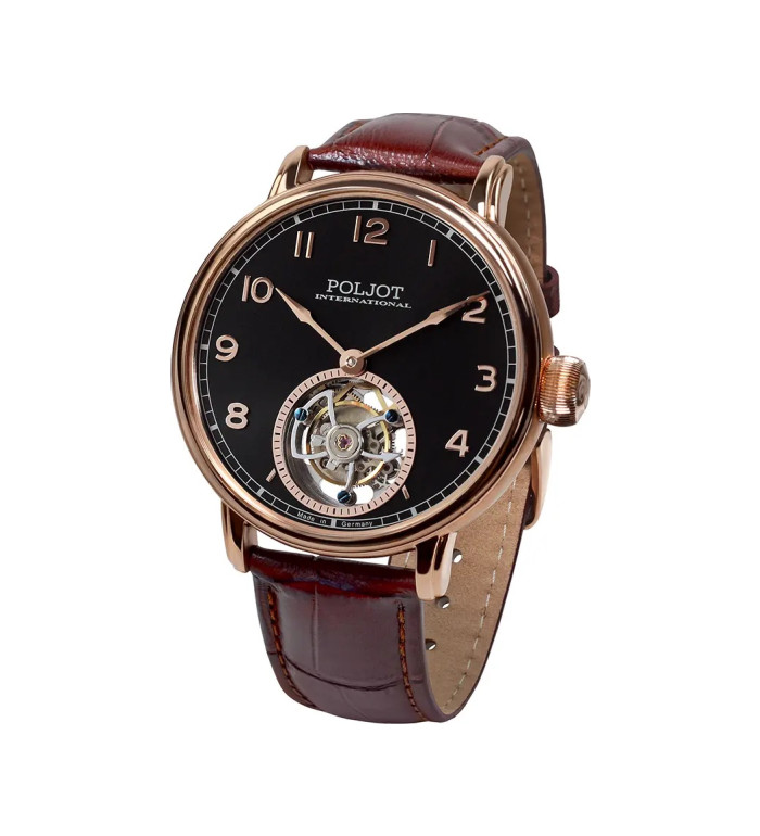 Часовник POLJOT INTERNATIONAL TOURBILLON 42MM LIMITED EDITION 100PCS 3400.T-XVIII-SG