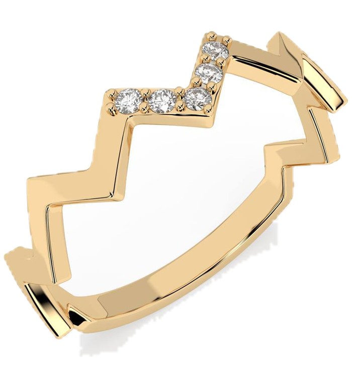 CARA DIAMANTI Златен пръстен с диаманти K101-10162/1
