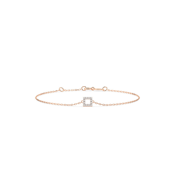 Cara гривна с диаманти 0.06 ct – ЗЛАТНО БИЖУ 14К K105-10016R/14K