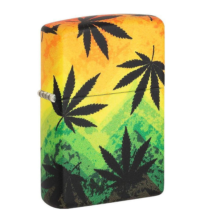 LIGHTER ZIPPO CANNABIS DESIGN