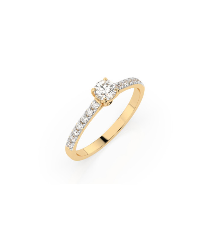 CARA DIAMANTI Златeн пръстен с диаманти K101-10094Y