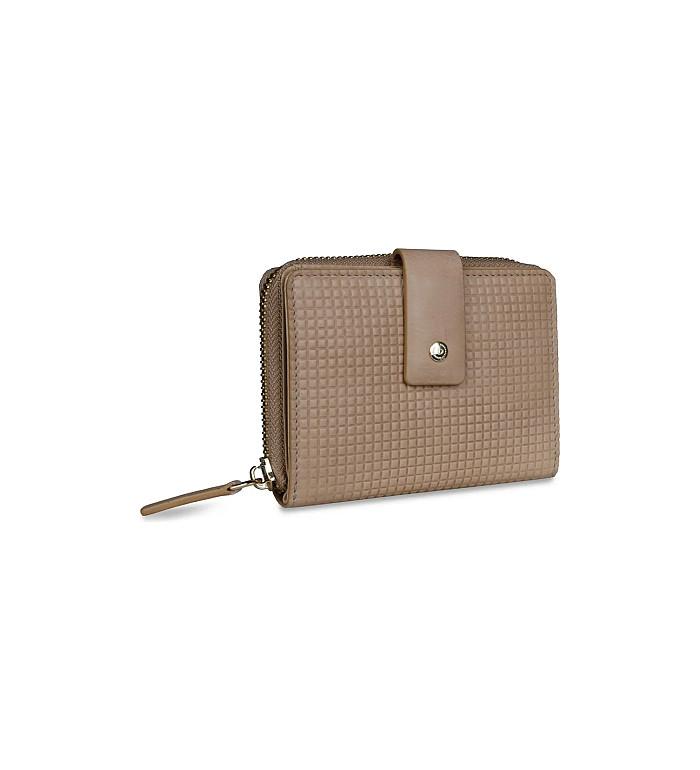 Дамски портфейл Bugatti - Noemi S, RFID защита, бежов