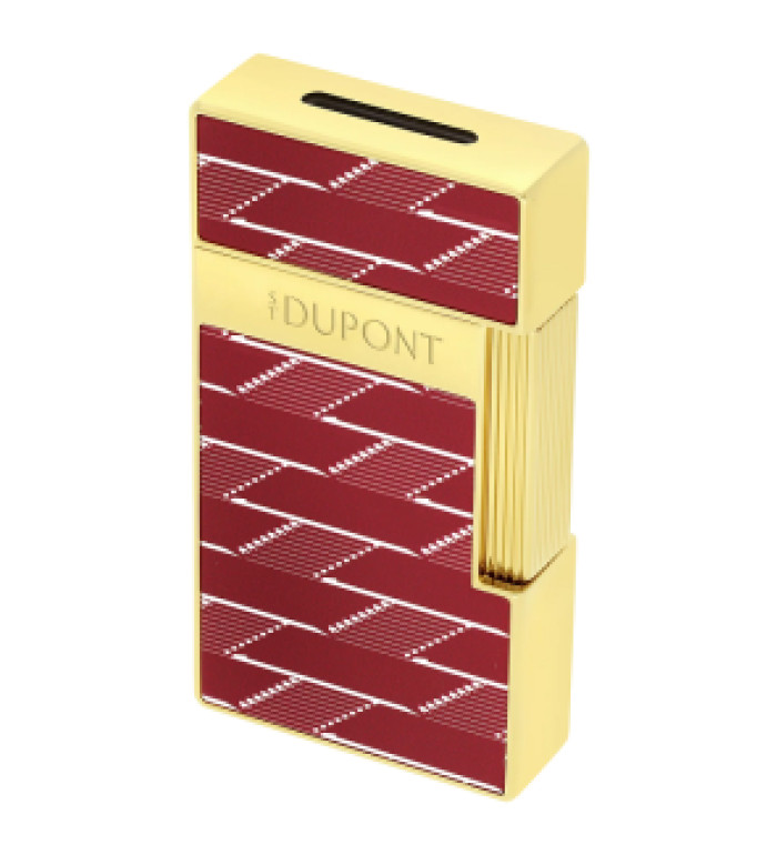 Запалка S.T.Dupont Biggy Monogram 1872 Burgundy 25078B