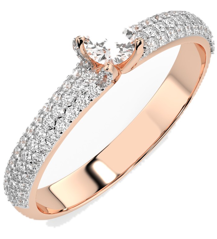 CARA DIAMANTI Златeн пръстен с диаманти K101-10023R