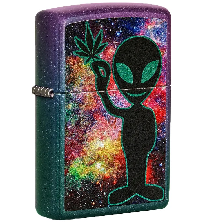 Запалка Zippo Green Alien