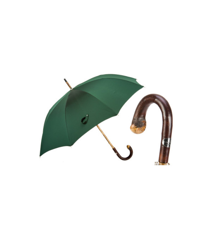 PASOTTI МЪЖКИ ЧАДЪР DARK GREEN WOODEN 142 PUNTO/9