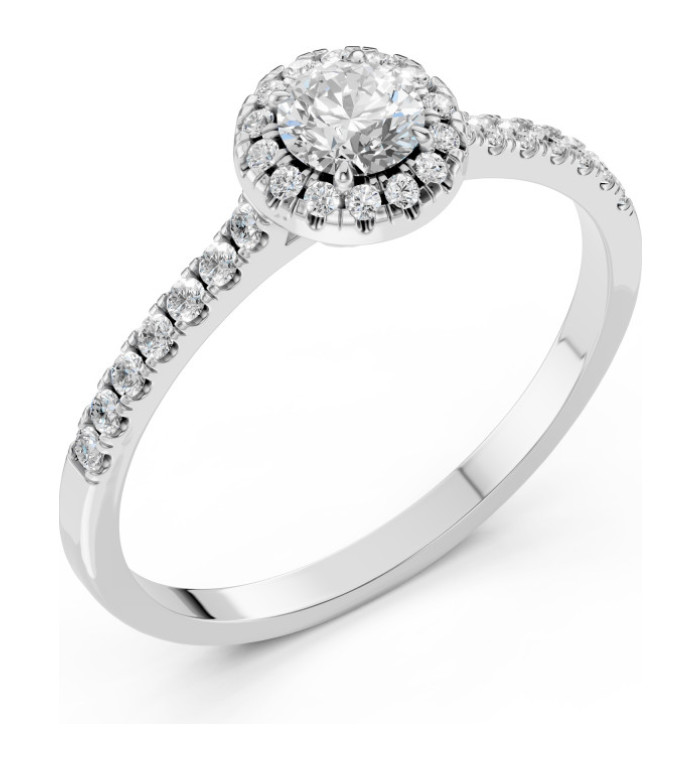 CARA RING WITH DIAMONDS 0.35+0.29 CT GIA CERTIFICATE K101-10095W