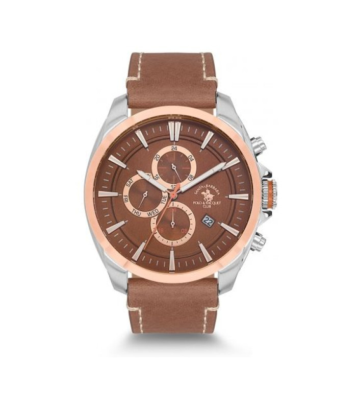 SANTA BARBARA POLO & RACQUET CLUB LEGEND 46MM MEN'S WATCH SB.7.1114.4