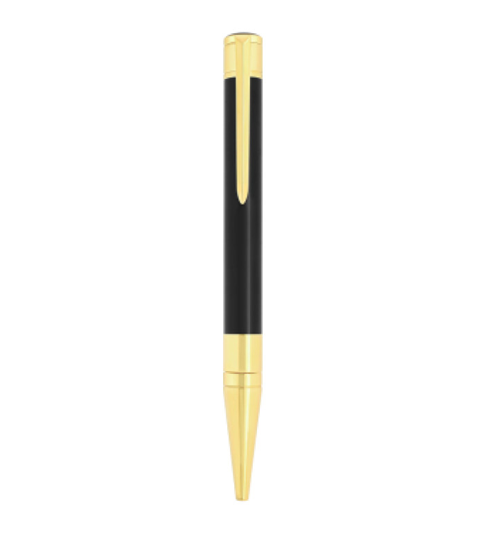 Химикалка S.T.Dupont Initial Black And Golden 275202